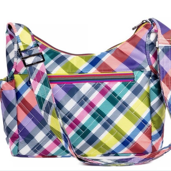 Lug Camper SE Crossbody Bag NWT. Playful Plaid - Picture 4 of 6